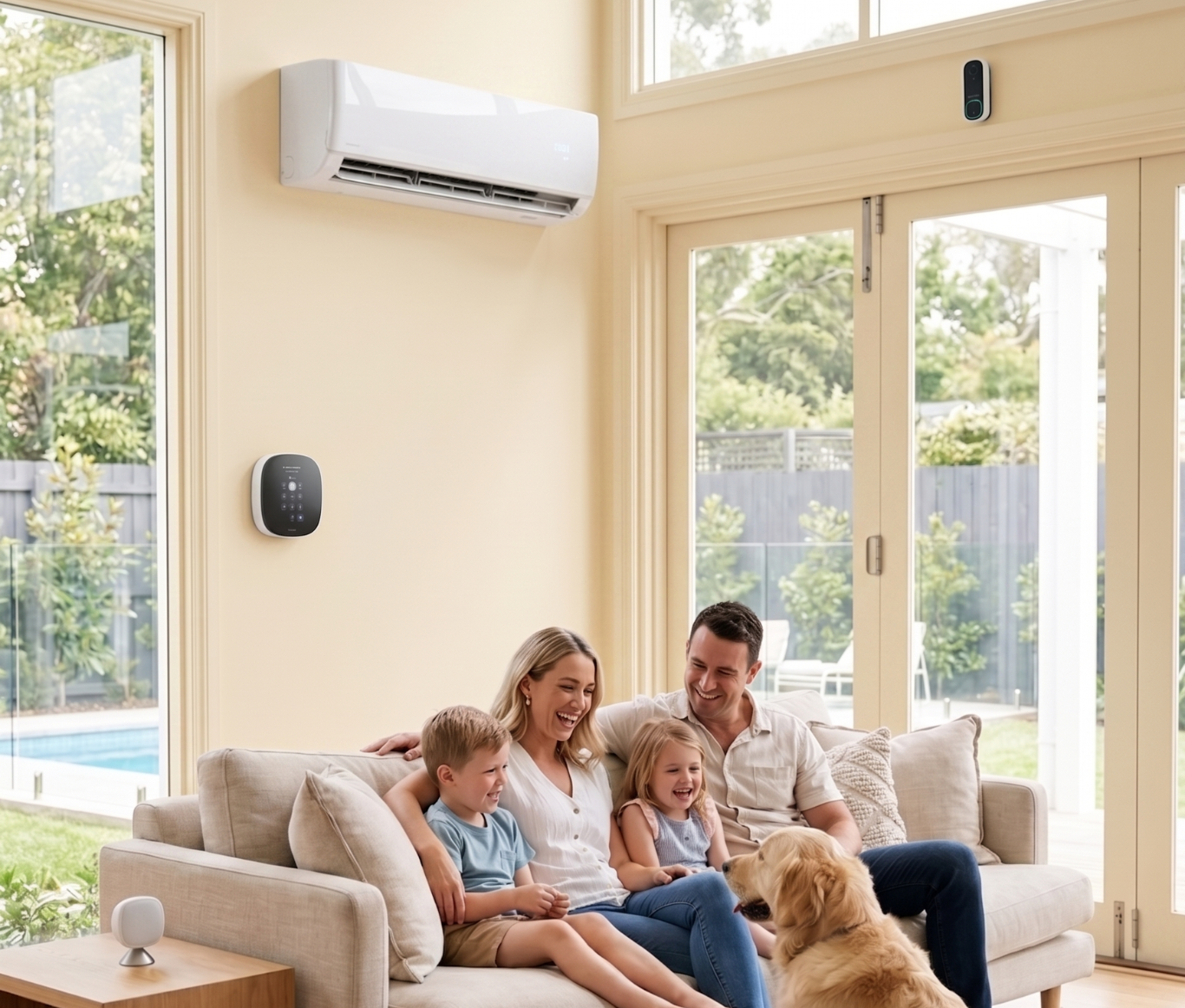 Air conditioning unit installation
